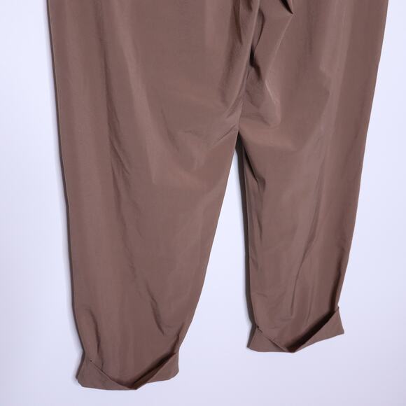 ATHLETA Cardiff Pant Rustic Beige Waist Tie Straight Leg Casual Women's 12 - Picture 11 of 16